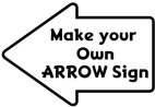 Make your own custom arrow quickly and easily  font: adventuring