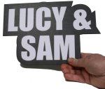 Holding Lucy and Sam