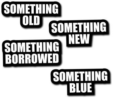 includes Something Old, Something New, Something Borrowed and Something Blue