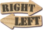 Wood - Right and Left