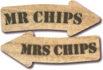 Wood - Mrs and Mrs Chips