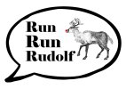 Run Run Rudolf Christmas photo booth prop