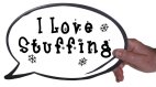 I love Stuffing Photo Booth Speech Bubble prop