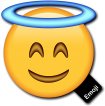 Emoji Prop Smiling Face with Halo