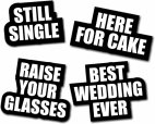 Best wedding Ever Selfie Signs