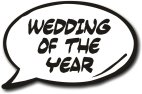 Wedding of the Year Speech Bubble