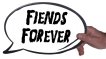 Fiends Forever Halloween Speech Bubble