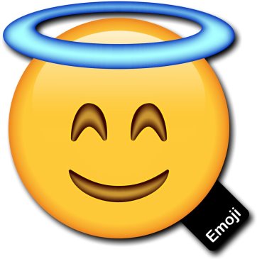 Emoji Prop Smiling Face with Halo