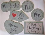 Set of 6 romantic Sage props