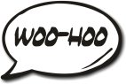 Woo-Hoo Speech Bubble