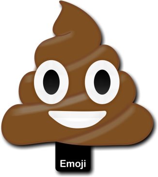 Emoji Hand Held Photo Booth Prop Pile of Poo