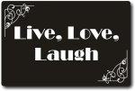 Live Love Laugh silent movie board