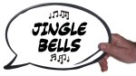 Jingle Bells Photo Booth Speech Bubble