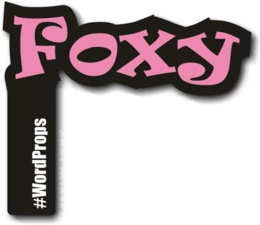 Foxy Photo booth prop