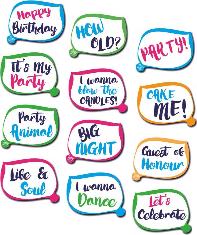 Set of 6 birthday party photo booth signs shout Outs double sided prop signs Set of 6 birthday party photo booth signs shout Outs double sided prop signs