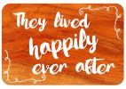 they lived happily ever after wedding photo sign