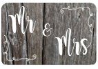 Rustic Mr and Mrs Sign