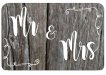 Rustic Mr and Mrs Sign