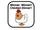Winner Winner Chicken Dinner photo booth prop