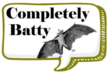 Completely Batty photo booth sign