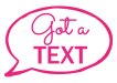 Got a TEXT photo sign for photo booths and parties