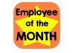 Employee of the Month Photo Sign