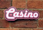 Casino photo booth prop