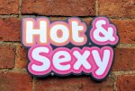 Hot and Sexy WordPOP sign