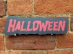 Halloween photo booth prop sign