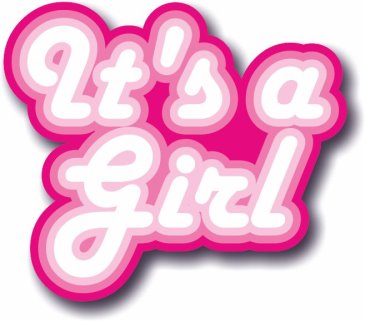 It's a Girl Gender Reveal photo booth prop