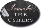 I came for the Ushers Wedding Sign for photo booth