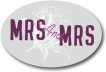 Mrs and Mrs same Sex Wedding Signs