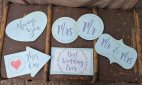 Set of Six Romantic Wedding Props