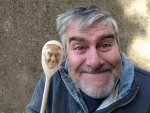 Your face engraved forever on a wooden spoon